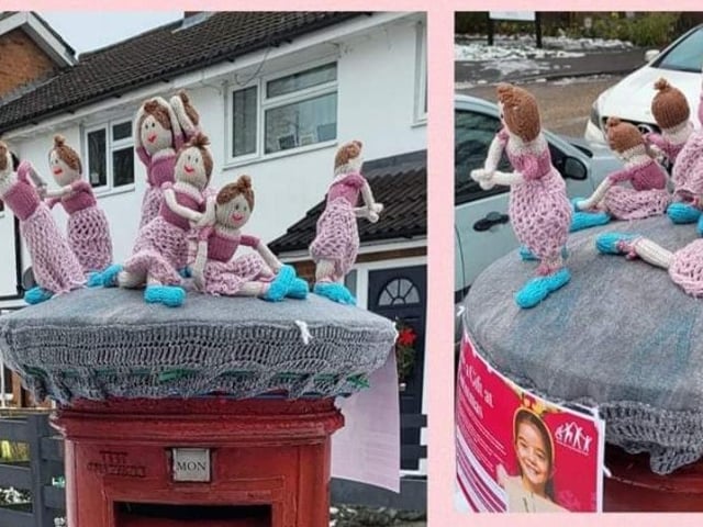See the dancing ladies on Howard Drive