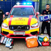 Members of the BHECCS team, a service which operates across Hertfordshire and relies entirely on donations from the public