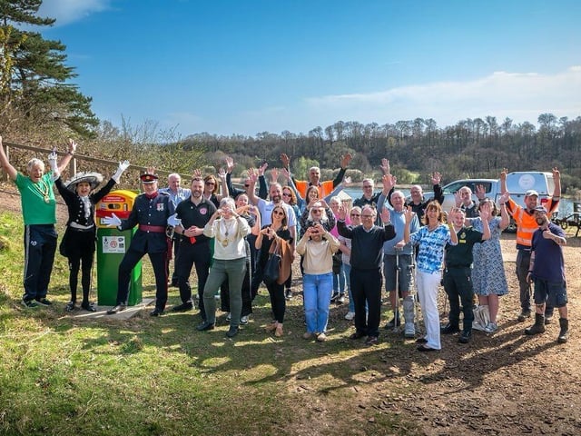 Hertfordshire's first solar powered defibrillator unveiled