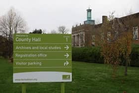 Hertfordshire County Hall. Photo from Will Durrant/Local Democracy Reporting Service