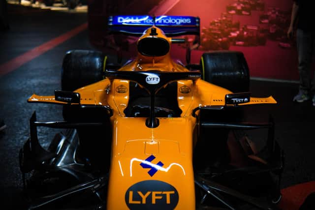 The McLaren Lando Norris drove in his first ever British Grand Prix is part of the new exhibition