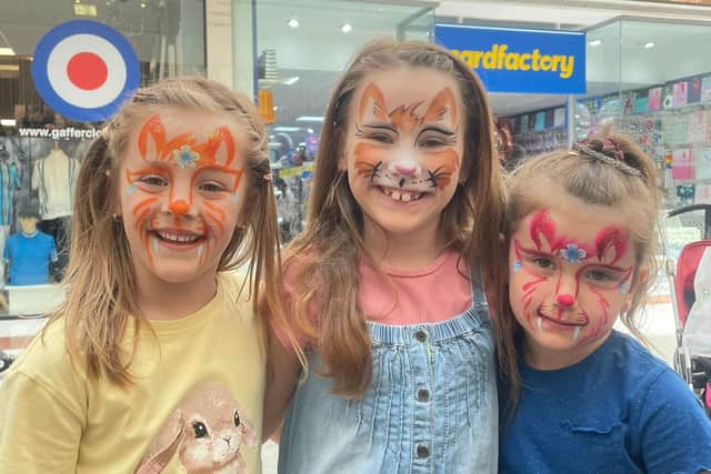 Face painting fun at The Marlowes