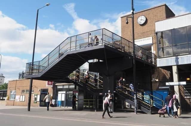 Luton train station. Picture: Submitted