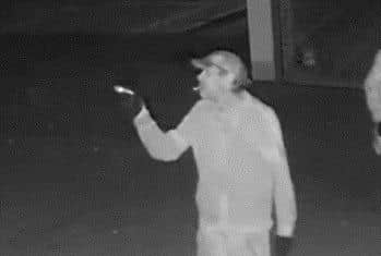 Police officers want to speak to this man