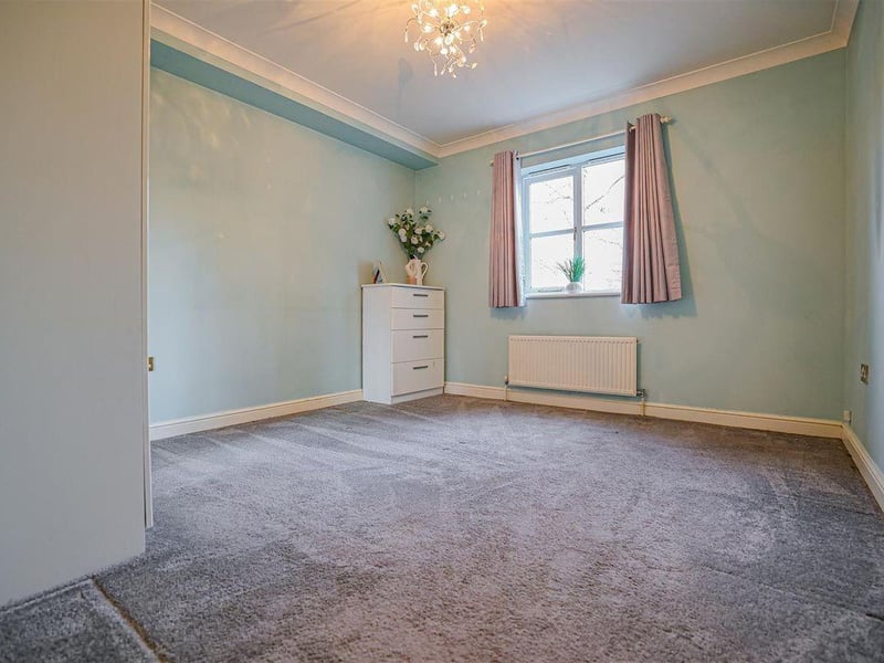 The expansive ground floor flat comes with a second spacious double room.