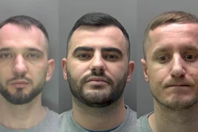 Florjan Dani (L), Albion Dani (Centre), Saimir Dyzeni (R)