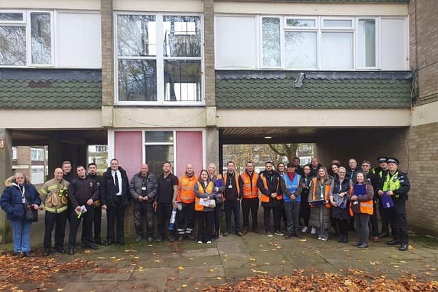 Various teams from Dacorum Borough Council, Cardo's Repairs Team, and several Dacorum police officers supported local residents to create a safer, more welcoming environment at the resident engagement events