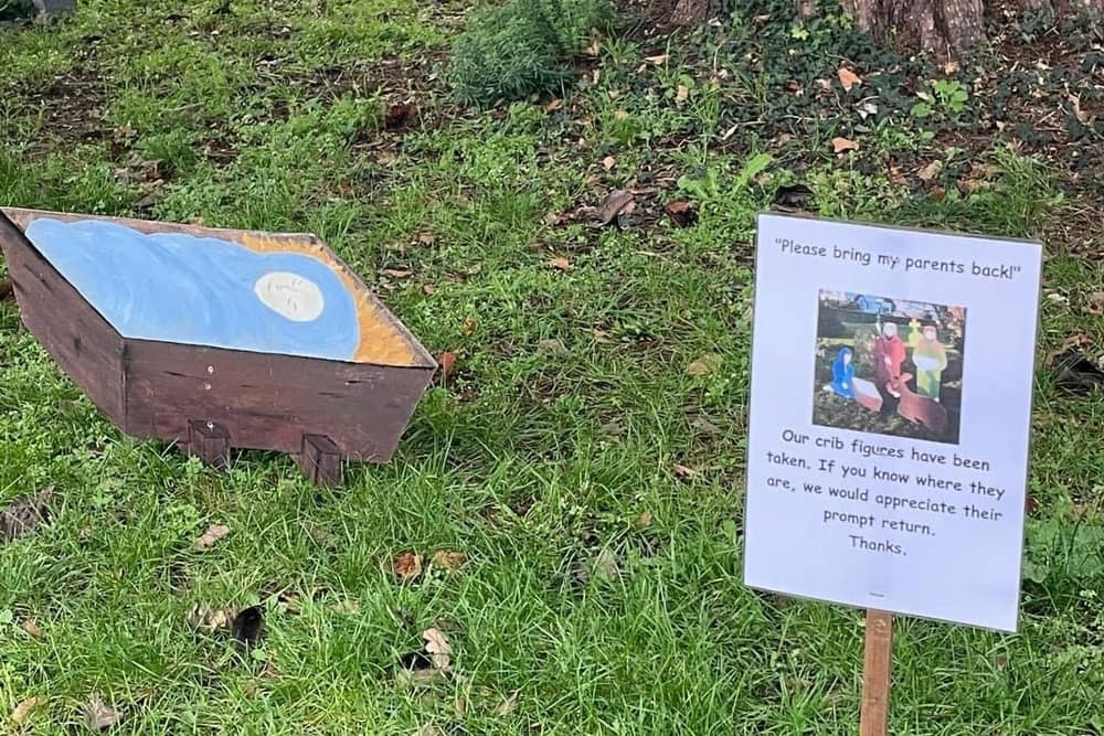 One lone cutout remains