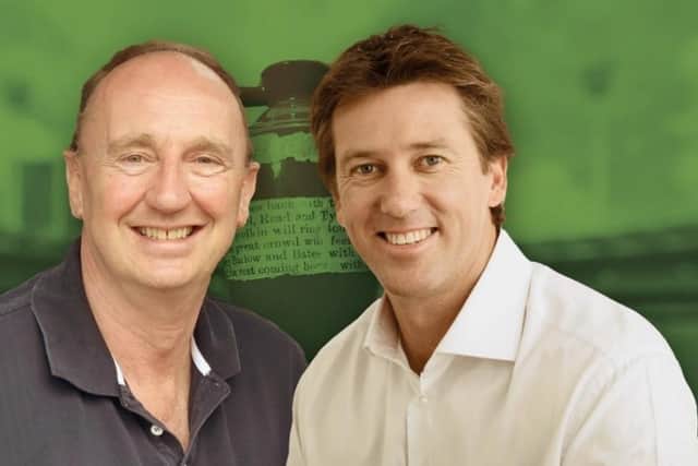 Jonathan Agnew and Glenn McGrath