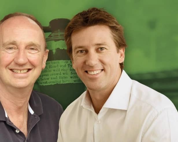 Jonathan Agnew and Glenn McGrath