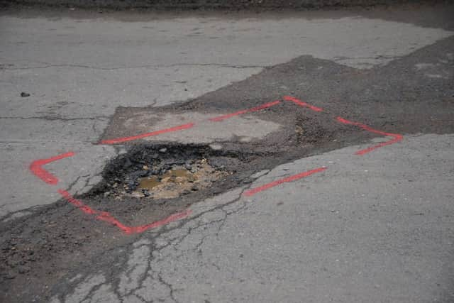 Pothole claims are up by 135 per cent already this year compared to previous years. Image: Adobe.