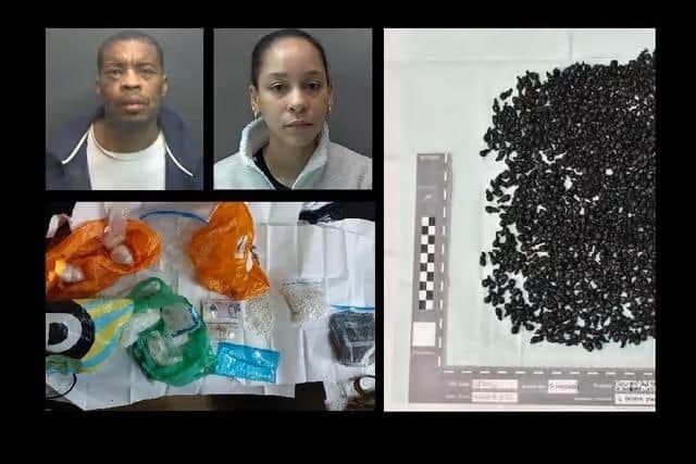 Noble Welch and Shenice Ribeiro were part of a criminal enterprise operating between January 2024 and March 2025. The judge described the scale of their operation as having a “reach and output significantly larger” than typical drug networks. Photos: Hertfordshire Constabulary