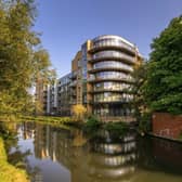 This two-bedroom apartment from David Doyle overlooks the Grand Union Canal.
