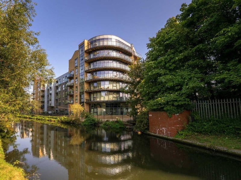 This two-bedroom apartment from David Doyle overlooks the Grand Union Canal.