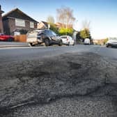 Pothole editorial image for illustration purposes only. Photo: JL