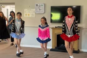 The Halpin School of Irish Dancing performing at HC-One’s River Court Care Home