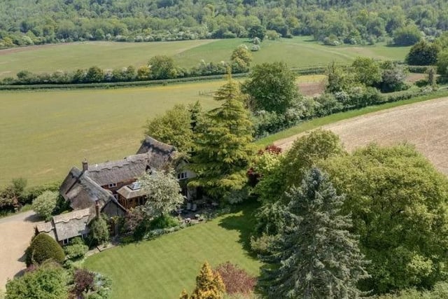 Another shot of the sheer scale of the property, and its idyllic countryside surroundings.