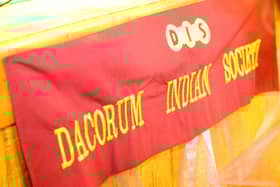 The exhibit was created by Dacorum Indian Society