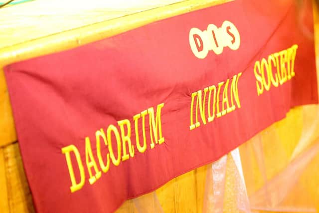 The exhibit was created by Dacorum Indian Society
