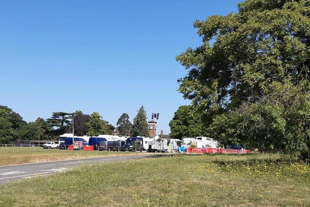 Film crew moves in to council building in Hertfordshire but mystery surrounds project