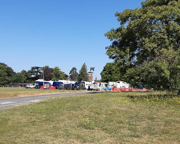 Film crew moves in to council building in Hertfordshire but mystery surrounds project