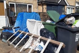 The resident ignored multiple requests to remove the rubbish