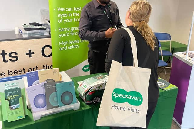 The Specsavers Home Visits team took part in the event at the University of Hertfordshire