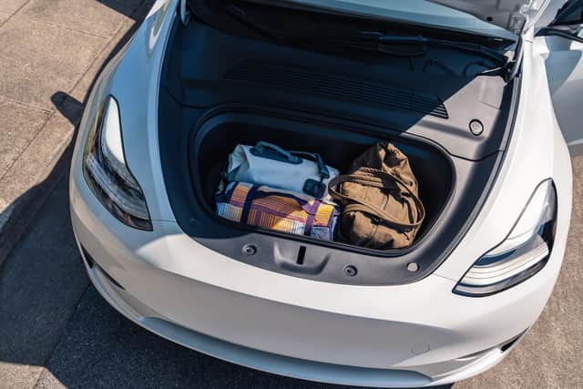 Tesla Model Y features two boots with nearly 1,000 litres of storage between them. Photo: TESLA