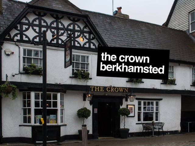 The Crown in Berkhamsted can be found at 145 High Street (HP4 3HH)