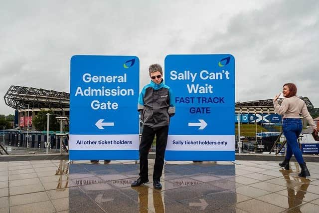 Definitely Maybe... a British Gas engineer who looks suspiciously like Noel Gallagher is spotted giving Sallys the VIP treatment - because this time, Sally really can’t wait.