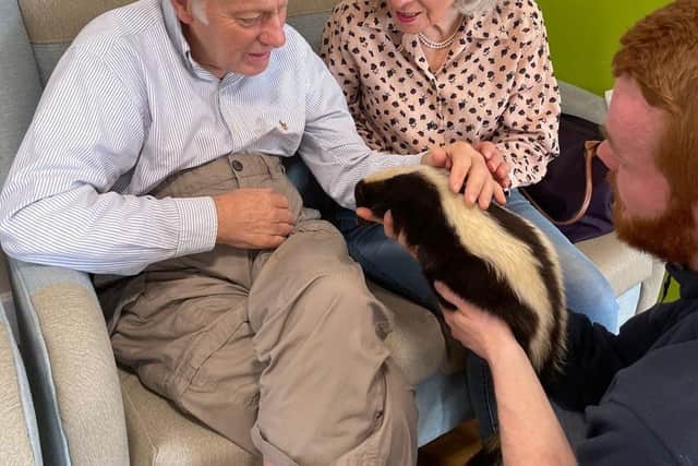 St Pauls Care Centre residents enjoyed a visit from Herrings Farm this Easter