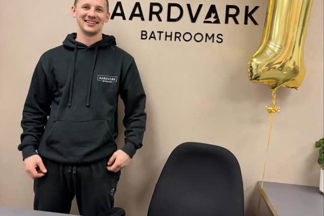 Sam Beasley, owner of Aardvark Bathrooms