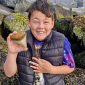 Ben Evans, 13, found the tooth while out with his dad fossil-searching