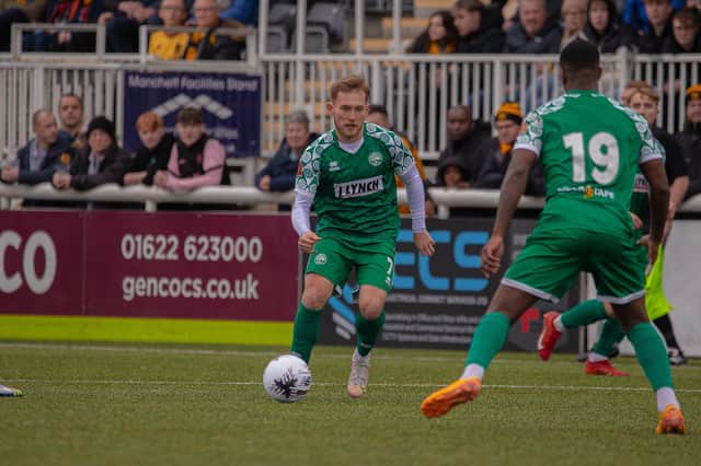 George Williams netted the equaliser. Photo: HHTFC.