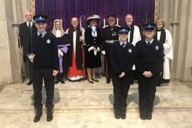 Declaration service of the new High Sheriff Liz Green was held at St Peter’s Church,
Berkhamsted.