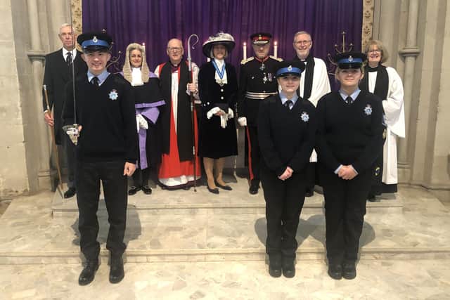 Declaration service of the new High Sheriff Liz Green was held at St Peter’s Church,
Berkhamsted.