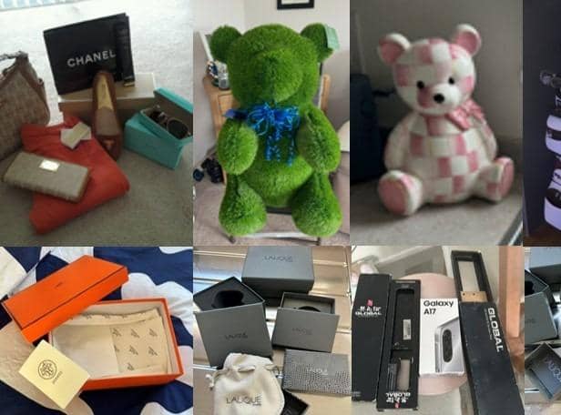 These items were stolen during a break-in