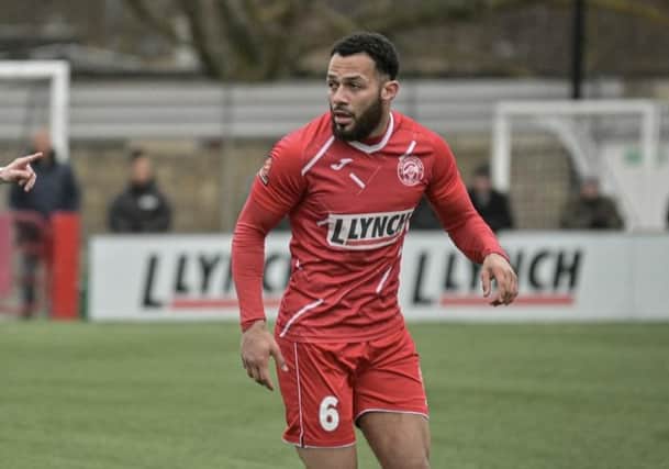 Kyle Ajayi was voted Young Player of the Season. Photo: Hemel Hempstead Town FC.