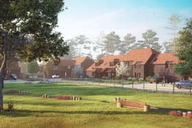 A computer-generated image showing the proposed development. Credit: Griggs Homes/Warner Planning. Permission for use for LDRS partners.