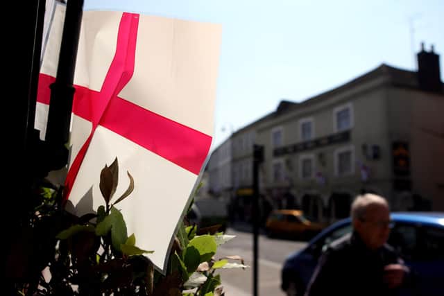 St George's Day falls tomorrow. Image: Steve Parsons/PA Wire