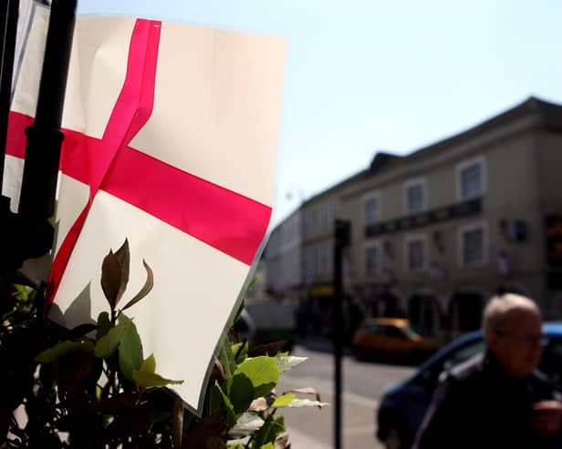 St George's Day falls tomorrow. Image: Steve Parsons/PA Wire