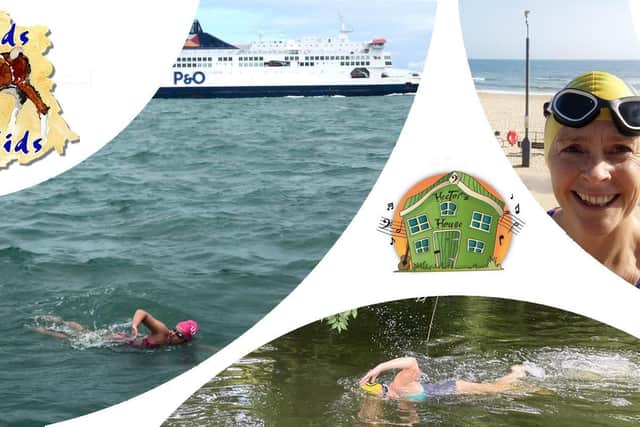 Raising money for charity, Claire will be swimming the English Channel in September
