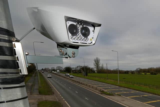 Automatic number plate recognition camera. Photo by Christopher Furlong/Getty Images