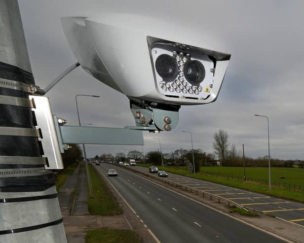 Automatic number plate recognition camera. Photo by Christopher Furlong/Getty Images