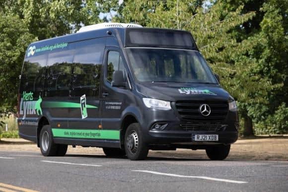 An additional on-demand bus service will be operating in Hertfordshire from Monday