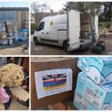 Pictures of the first donation drop to Zaporizhia, Ukraine.