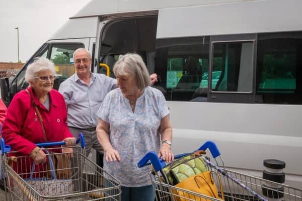 It's hoped a new minibus will reinstate a service which offers a lifeline to elderly residents who are otherwise trapped at home