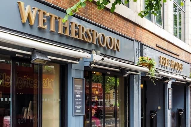 Wetherspoon pubs across the UK are cutting the price of everything on the menu by 7.5 per cent, as part of the chain’s ‘Tax Equality Day’ campaign (Photo: Shutterstock)