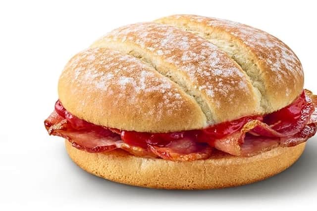 Will you be claiming your free bacon roll? (Photo: McDonald's)