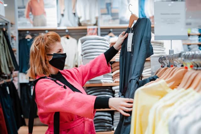 Face coverings are mandatory in shops and supermarkets in England from 24 July (Photo: Shutterstock)